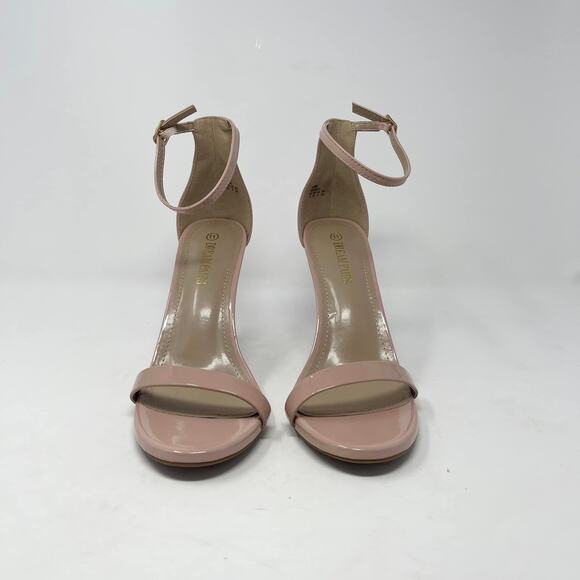 Dream Pairs Karrie Blush Pink Stiletto Heel Strappy Sandal - Picture 3 of 8